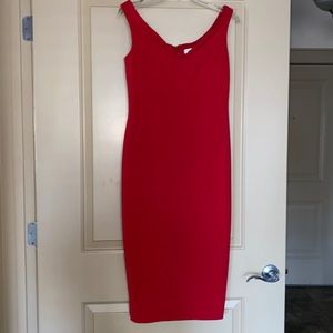 Calvin Klein. Women’s size 6 red sleeveless.